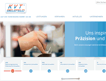 Tablet Screenshot of kvt-bielefeld.de